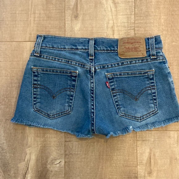 Levi’s vintage cut off shorts low rise short juniors 1 - Picture 1 of 7